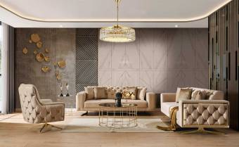 Комплект мягкой мебели Belluno Milano 3+3+1+1